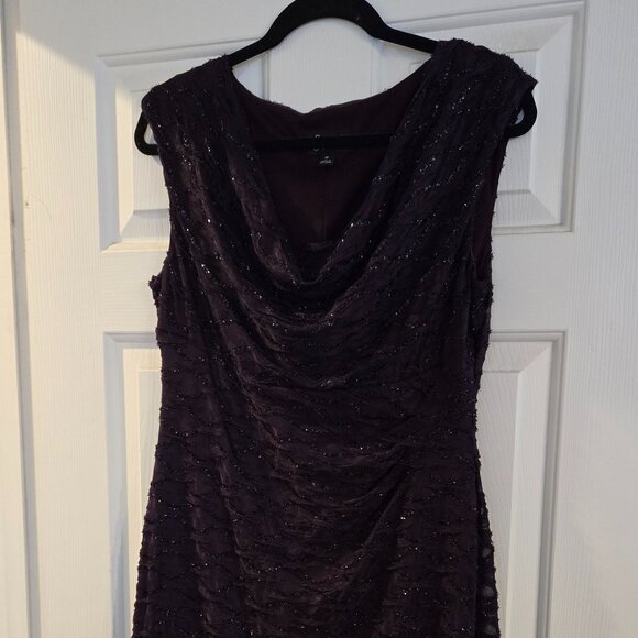 Connected Apparel - Size 10- Violet Cocktail Dress - Picture 2 of 5